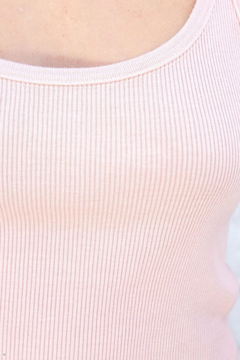 Debardeur Brandy Melville Beyonca Crop Rose | XYA-99093637